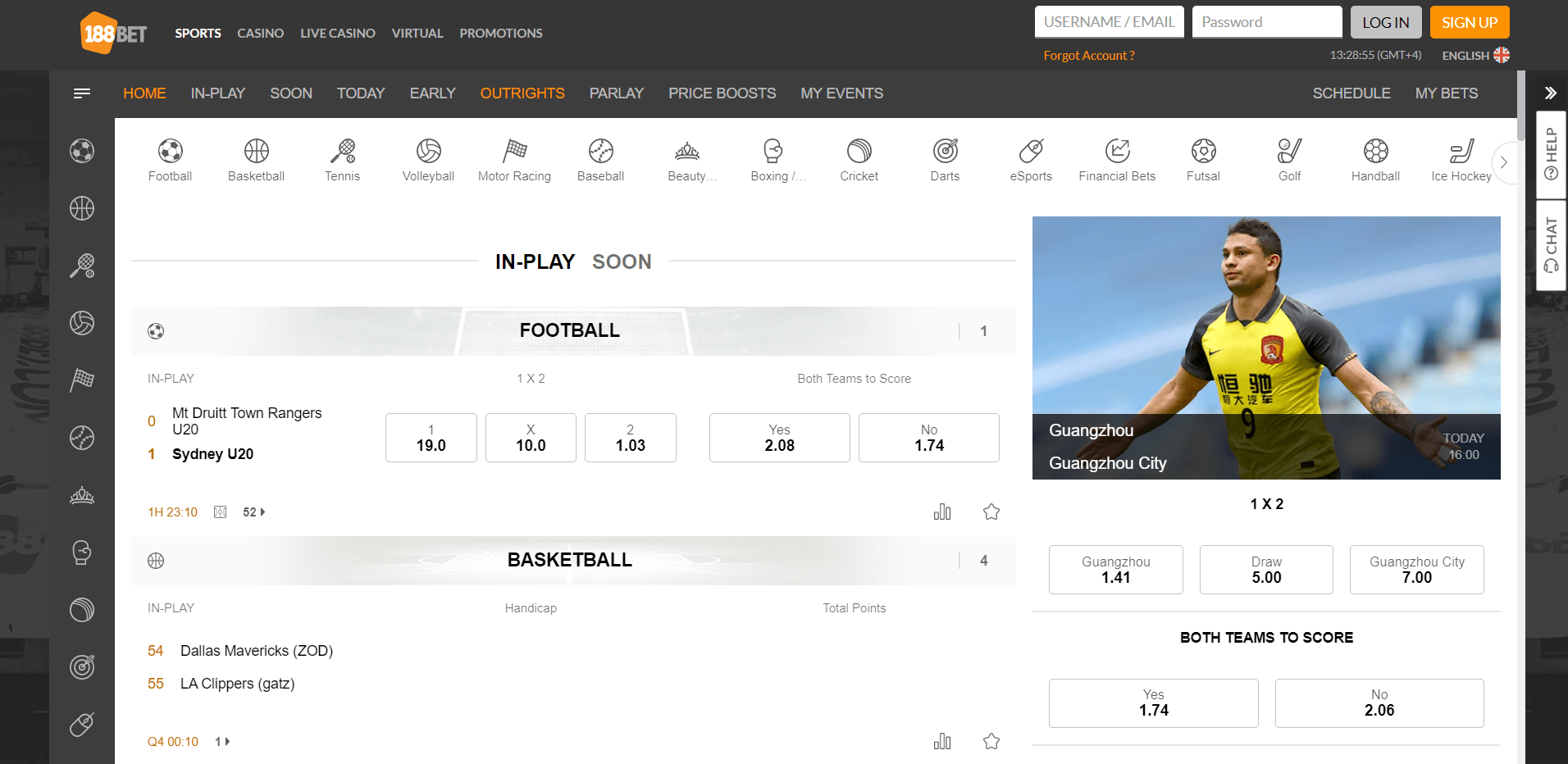 188BET review: sportsbook, esports, welcome bonus, iOS and Android app